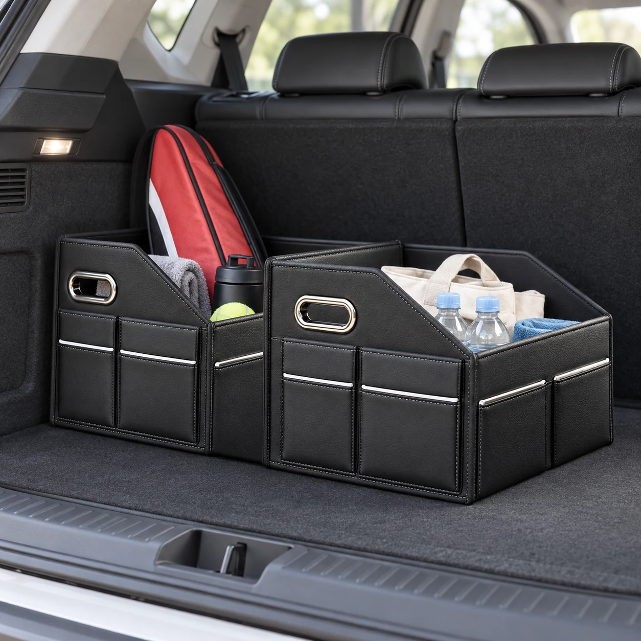 PU Leather Car Organizer — 099-01 detail 1