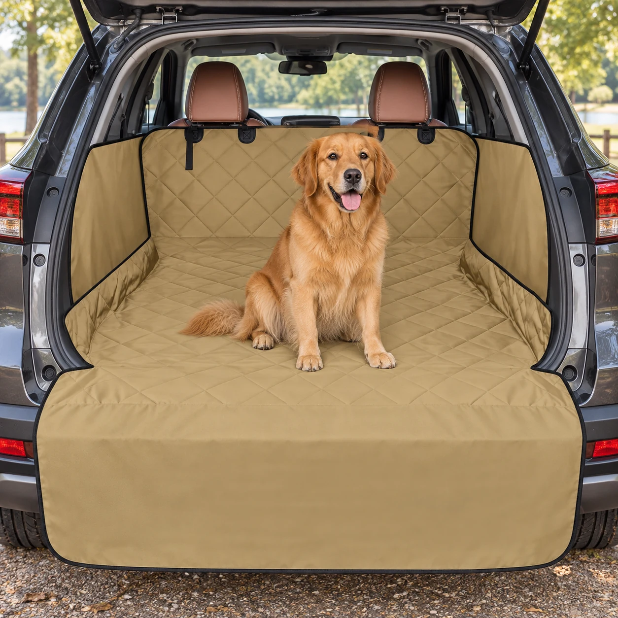 Quilted Pet Seat Protector — P25-28 detail 1