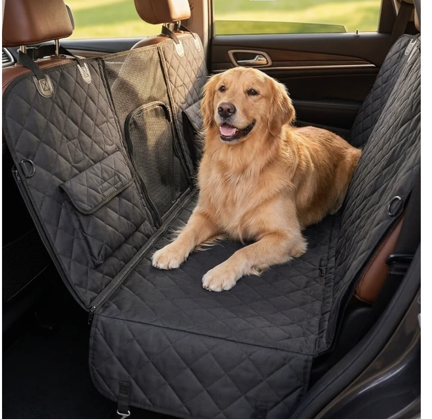 Quilted Rear-Seat Dog Hammock — P25-38 detail 1