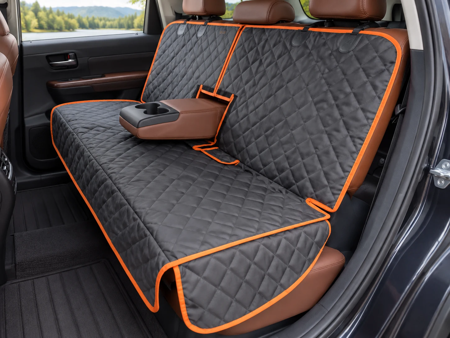 Split Rear-Bench Seat Protector — P25-42 detail 1
