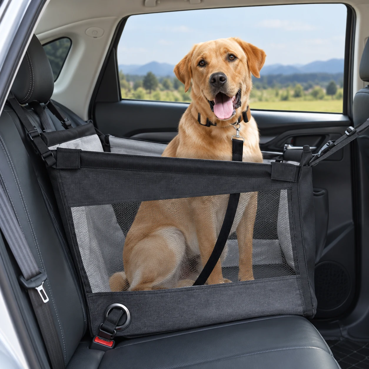 Quilted Pet Seat Protector — P27-81 detail 1