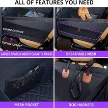 Hard-Bottom Pet Seat Extender — P27-91 detail 3